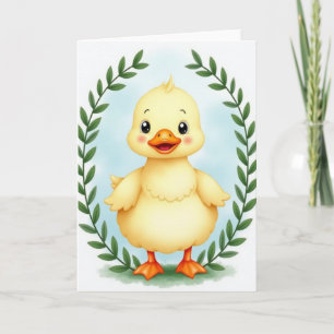 Gelukkig Kunstkaartje met Kuikens Kaart