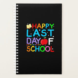 Gelukkig laatste dag van het Afstuderen op school Planner