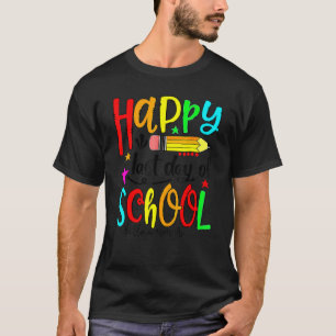 Gelukkig laatste dag van school Hallo zomerleraar T-shirt