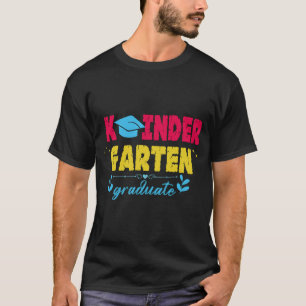 Gelukkig laatste schooldag Kleuterafstudeer T-shir T-shirt