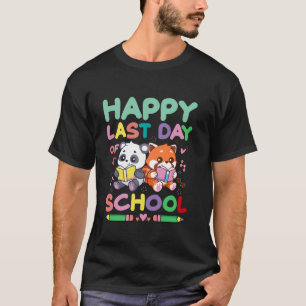Gelukkig laatste schooldag shirt studenten en doce