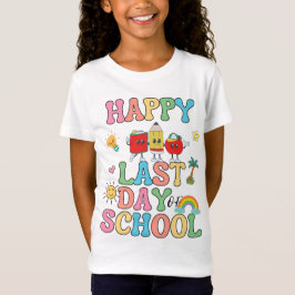 Gelukkig laatste schooldag t-shirt