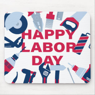 Gelukkig Labor Day-weekend Muismat