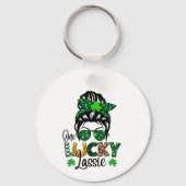 Gelukkig Lassie St. Paddy's Sleutelhanger (Achterkant)