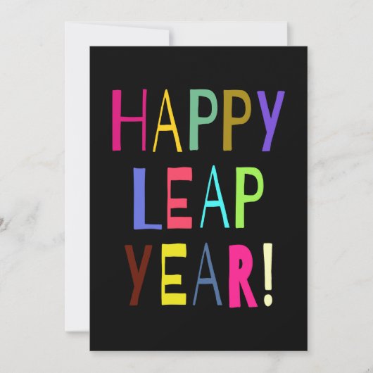 Gelukkig Leap Year! | U past de tekst aan (Voorkant)
