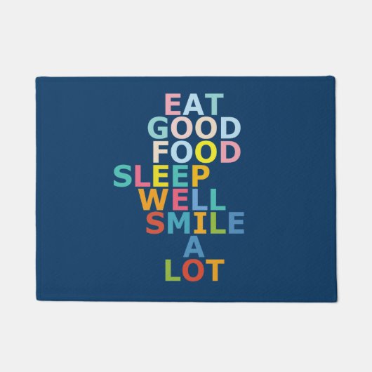 Gelukkig leven deurmat (Voorkant)