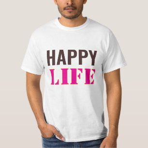 Gelukkig leven T-shirt