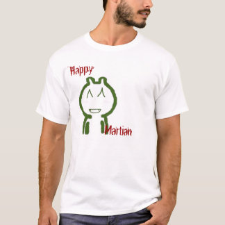 gelukkig marsmannetje t-shirt