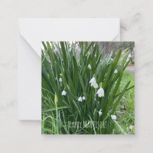 Gelukkig Mărțișor! Notitiekaartje