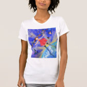 Gelukkig Meisje met Vogels T-Shirt - Happines (Voorkant)