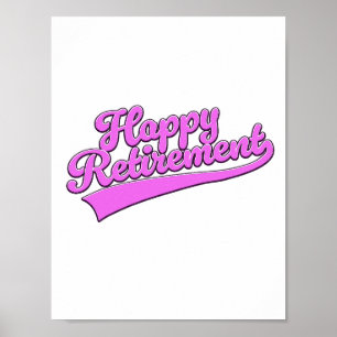 Gelukkig Met Je Pensioen Poster