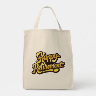 Gelukkig met pensioen tote bag
