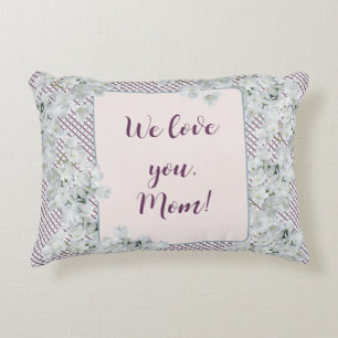 Gelukkig moederdag accent kussen