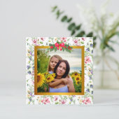 Gelukkig Moederdag Elegante Moderne Fotokaart (Staand voorkant)