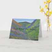 Gelukkig Moederdag, Grootmoeder Kaart (Gele Bloem)