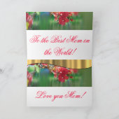 Gelukkig Moederdag Kaart (Binnen)