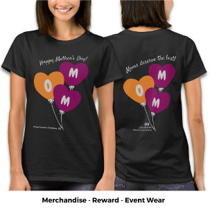 Gelukkig Moederdag Logo Sociale Connectie T-shirt