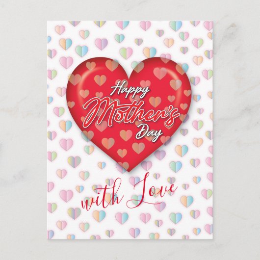 Gelukkig Moederdag ontwerp Briefkaart (Voorkant)