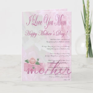 Gelukkig Moederdag van dochter Kaart