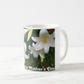 Gelukkig Moederdag! White Lily - Coffee Mok (Voorkant rechts)