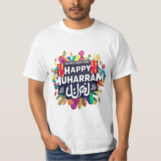 Gelukkig muharram islamitisch nieuw hijri jaar t-shirt