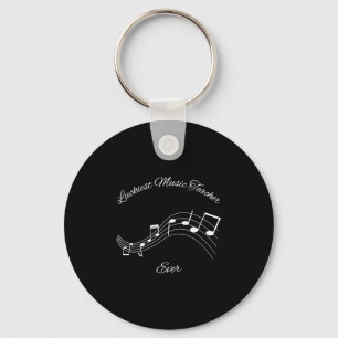 Gelukkig muzieleraar ooit sleutelhanger