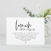 Gelukkig Na de Lunch Met de Pasgetrouwden Kaart (Staand voorkant)