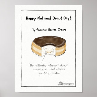 Gelukkig nationale Donut Dag! Poster