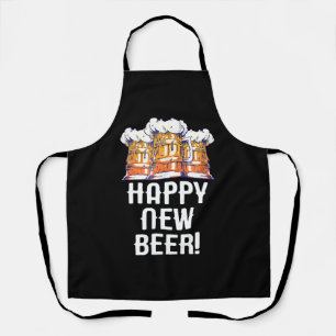 GELUKKIG NIEUW BIJ! Oud en Nieuw Feest Drinken Schort