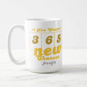 Gelukkig Nieuwjaar 12 Nieuwe Hoofdstukken 365 Nieu Koffiemok