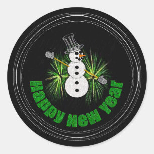 Gelukkig Nieuwjaar 1 Sticker