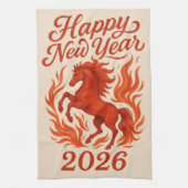 Gelukkig nieuwjaar 2016 theedoek (Verticaal)