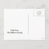 Gelukkig Nieuwjaar 2018 Gestreepte Rasta Kleuren Feestdagenkaart (Achterkant)