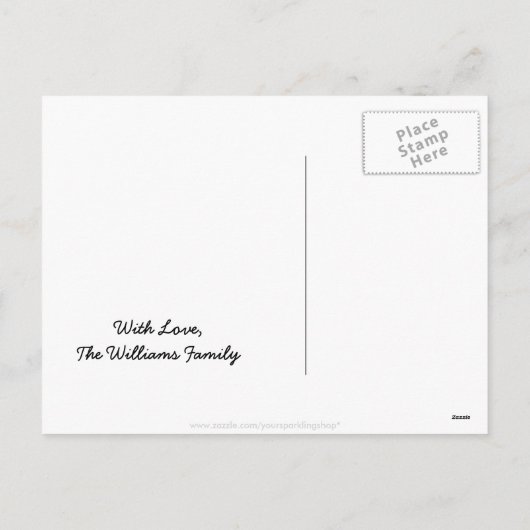 Gelukkig Nieuwjaar 2019 Romeinse cijfers gestreept Feestdagenkaart (Achterkant)