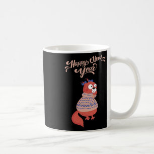Gelukkig Nieuwjaar 2020 Eekhoorn T-shirt Kerst Eek Koffiemok