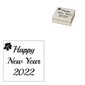 Gelukkig Nieuwjaar 2022 rubberstempel Rubberstempel (Gestempeld)