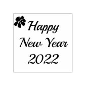 Gelukkig Nieuwjaar 2022 rubberstempel Rubberstempel (Afrduk)