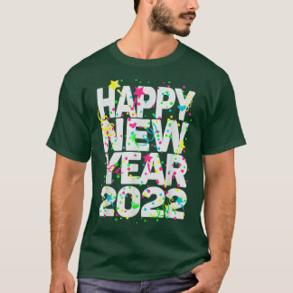Gelukkig nieuwjaar 2022 Wij houden van leraar verp T-shirt