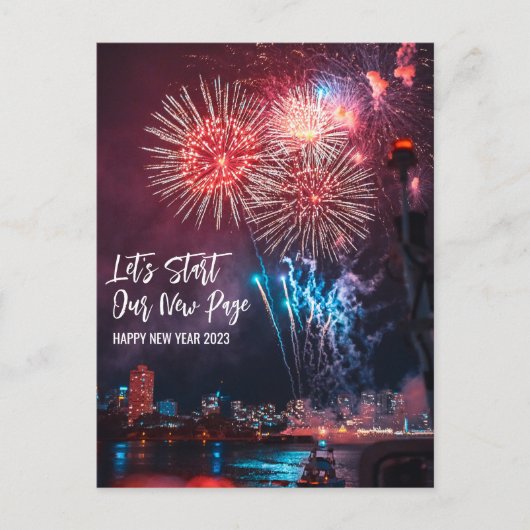 Gelukkig nieuwjaar 2023 briefkaart (Voorkant)