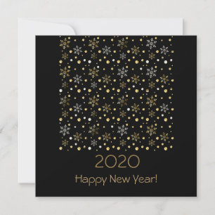 Gelukkig Nieuwjaar 2023 & Gouden Kerstversiering Feestdagenkaart