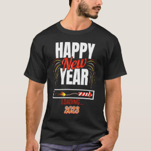 Gelukkig nieuwjaar 2023, nieuwjaarsdag t-shirt
