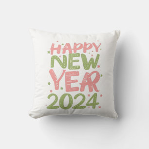 Gelukkig nieuwjaar 2024 kussen