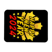 Gelukkig nieuwjaar 2024  magneet (Horizontaal)