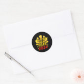 Gelukkig Nieuwjaar 2024 Ronde Sticker (Envelop)