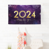 Gelukkig nieuwjaar 2024 spandoek (Insitu)