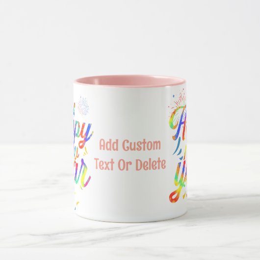 Gelukkig Nieuwjaar 2024 Tie Dye Party 2024 Mok (Midden)