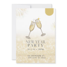 Gelukkig Nieuwjaar 2024 Uitnodiging