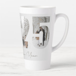 Gelukkig Nieuwjaar 2025 Latte Mok