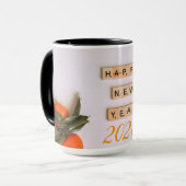 Gelukkig Nieuwjaar 2025 Mok (Voorkant links)