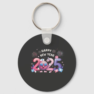 Gelukkig Nieuwjaar 2025 Nursing Disco Ball Healthc Sleutelhanger